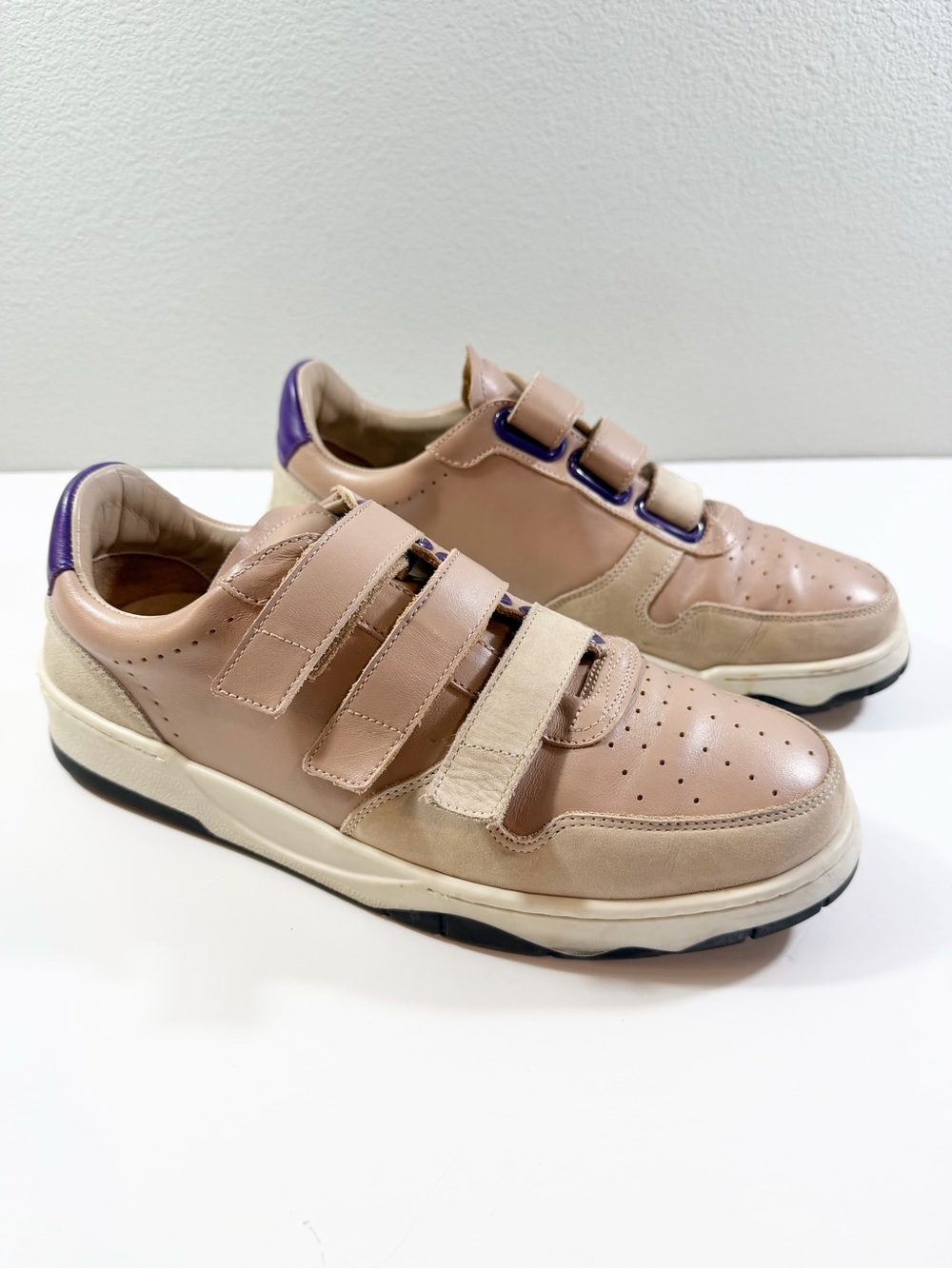 Zespa AIX En Provence Sneakers Women’s 39 Tri Color Beige Tan Purple Trainers